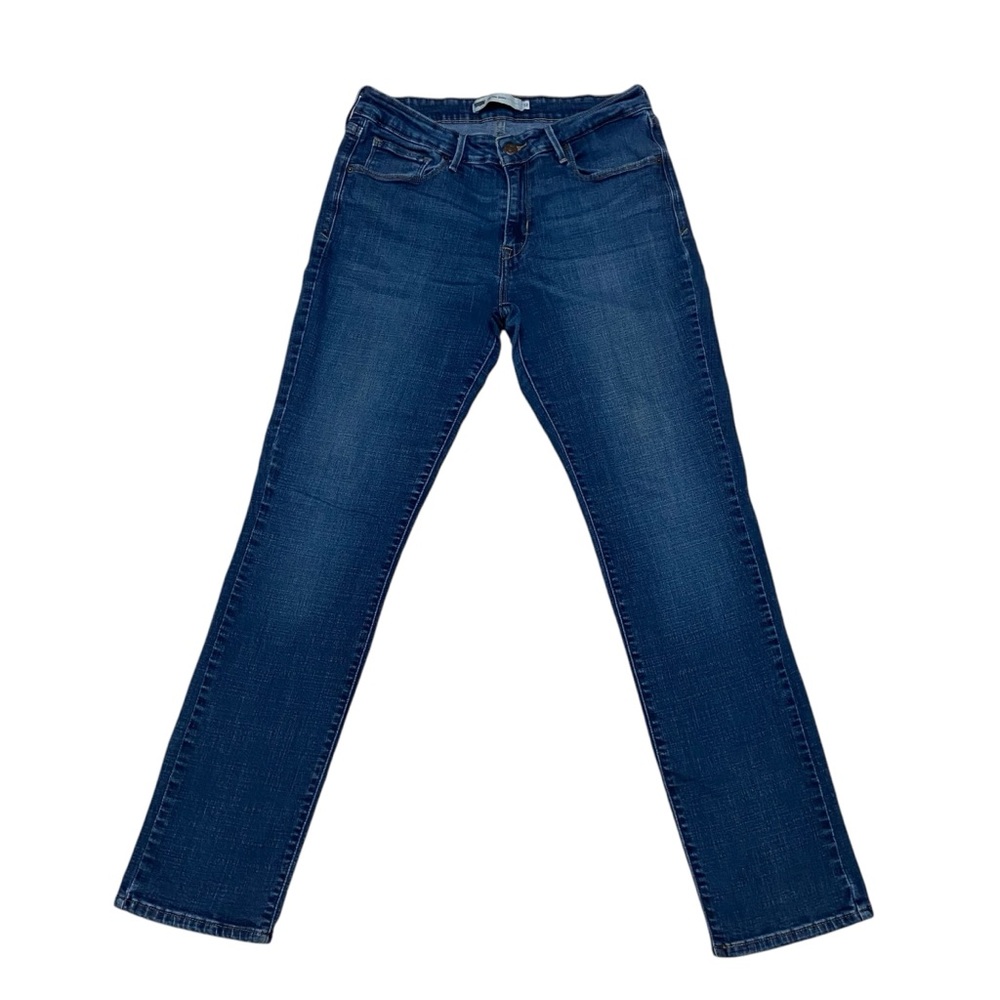 Levi’s Mid Rise Skinny Dark Wash Jeans Blue